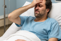 Gambar ilustrasi gejala tipes pada orang dewasa