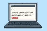 Ilustrasi cara melamar pekerjaan lewat email yang efektif