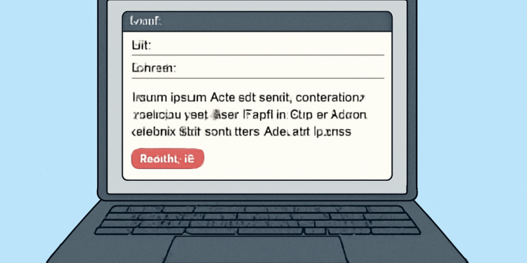 Ilustrasi cara melamar pekerjaan lewat email yang efektif