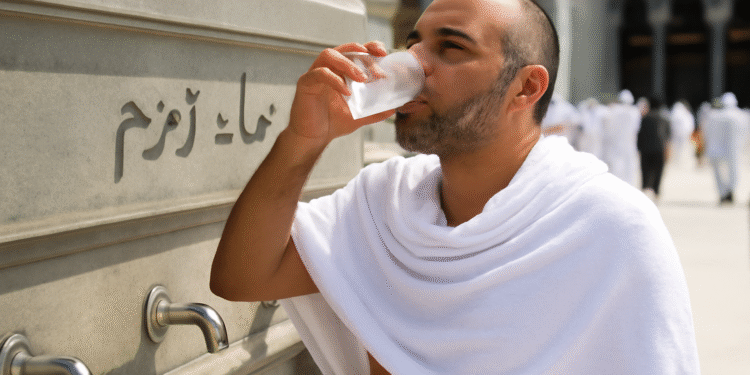 Air Zam Zam yang Mengalir di Sumur Mekkah