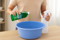 Disinfektan dari Wipol dalam botol semprot