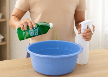 Disinfektan dari Wipol dalam botol semprot