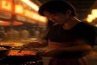 AI Image: negara dengan makanan terenak di dunia berdasarkan kuliner illustration